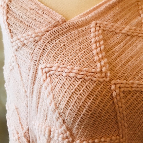 Pale Pink Rose Poncho Shawl NWT - Picture 2 of 8